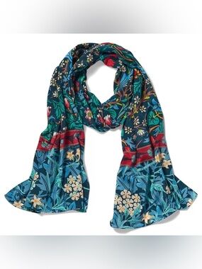 The Metropolitan Museum of Art William Morris Mixed Patterns Oblong Silk Scarf